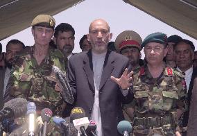 Karzai gives news conference